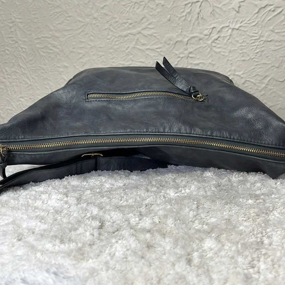 Joy Susan Debbie Vintage Vegan Hobo Crossbody Bag